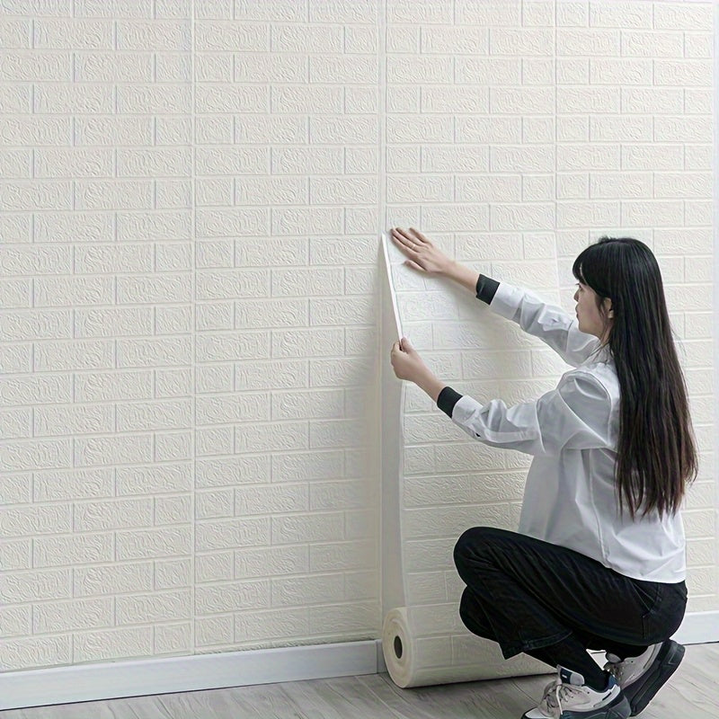 Ten-meter-long self-adhesive waterproof and home wall stickers bedroom living room wall simple rental room renovation ceiling kitchen background wall decoration
